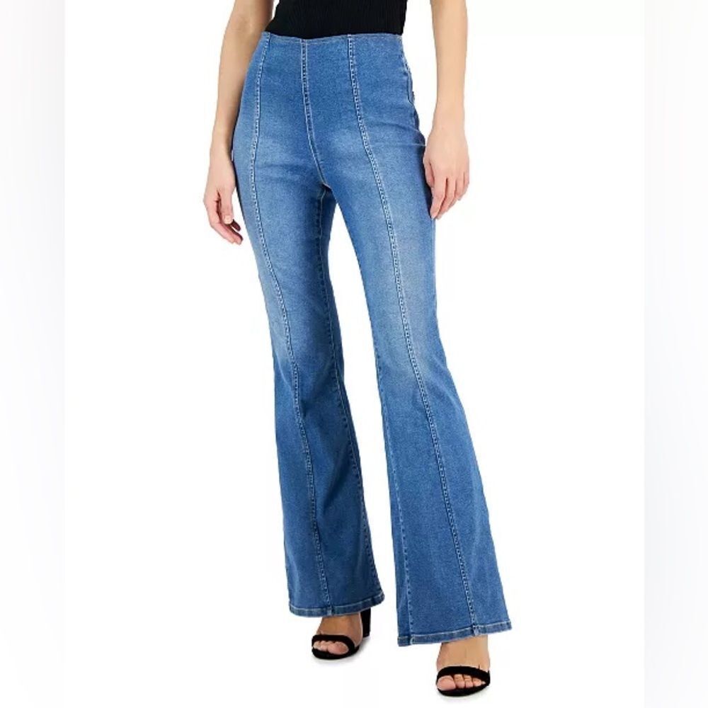 NWT INC International Concepts Light Blue Wide Leg Jeans 16